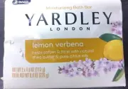 SET OF 2 Yardley Lemon Verbena Bar Soap Lardley London Bars 4.25 oz