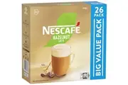 Nescafe Hazelnut Latte Coffee Sachets 26 Pack