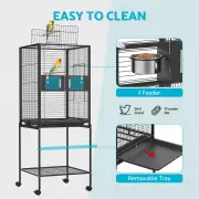 Advwin Bird Cage 146CM Open Top 2 Perches Aviary