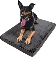 Orthopedic Memory Foam Dog Beds for Large Dogs, Washable Large Dog Bed for Crate, Pet Bed with Removable Cover and Non-Slip Bottom