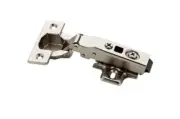110-Degree Full Overlay Concealed Soft Close Nickel Plated Cabinet Hinge 2 piece