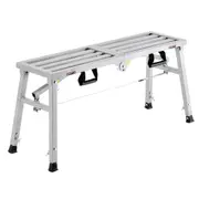 Work Platform Adjustable Height Portable Scaffolding Platform 180 kg Load