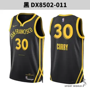 Nike 球衣 男裝 NBA 金洲勇士隊 黑 DX8502-011