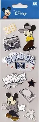 Disney EK Success SKOOL CRAZE 2 School Theme 3-D Stickers 70048 FAST FREE ship!