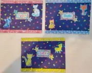 Handmade Greeting Cards -(set of 6) Cat and Dog Thank You Cards with Envelopes