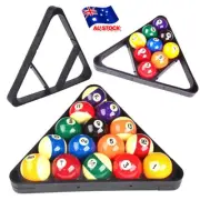 9/15 Ball Triangle Frame Table Pool Accessories Snooker Holder Billiard Rack NEW
