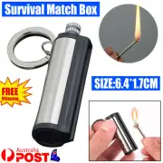 5x Permanent Match Box Fire Striker Lighter Camping Hiking Gift Flint Survival