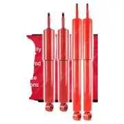 Front + Rear KYB SKORCHED 4'S HD 4WD Shocks for TOYOTA Landcruiser HDJ100 UZJ100