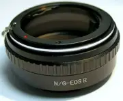 Nikon AF-S AI-S G F Lens mount adapter ring to Canon EOS R RF full frame Camera