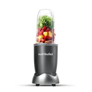 美國NutriBullet 600W高效營養果汁機(金屬灰)