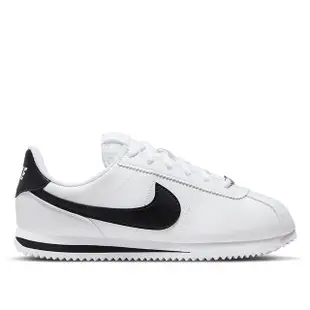 【NIKE 耐吉】休閒鞋 女鞋 大童 運動鞋 阿甘鞋 CORTEZ BASIC SL GS 白黑 904764-102