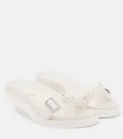 [Simone Rocha] Simone Rocha Leather slides AU 8 beige