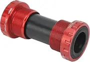Cycle Bottom Bracket Tool,BB91 Integrated Hollow Crankset Bottom Bracket with Ceramic Bearings for Mountain Road Bikes (Black) (Red)