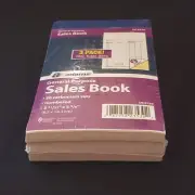 Sales Book Adams General Purpose 2-Part Carbonless 3 Pack (150 Total Sets) New
