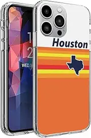 URJWAN Phone Case Cover Compatible with iPhone Houston Protective Tequila 15 Plus Soft TPU Clear Slim Transparent Silicone