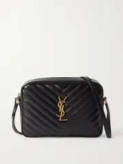 [SAINT LAURENT] SAINT LAURENT - Lou Medium Quilted Leather Shoulder Bag - Black - One size One size Black