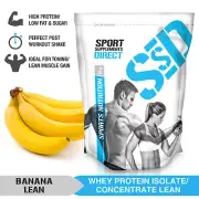 4KG BANANA LEAN WHEY PROTEIN ISOLATE / CONCENTRATE - LEAN WPI / WPC 4 X 1KG