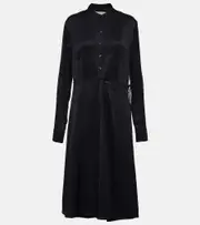[Jil Sander] Jil Sander A-line midi dress AU 12 blue