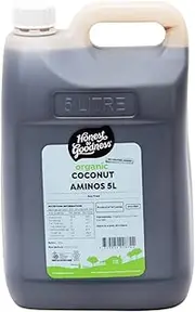 Honest to Goodness, Organic Coconut Aminos, 5 L - Seasoning Sauce Made from the Sap of the Coconut Tree Blossom. Soy-Free, Gluten-Free. Rich Source of Minerals.