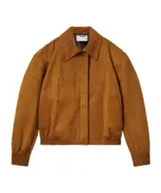 Stella McCartney Boxy Collared Field Jacket IT40,IT38 walnut color