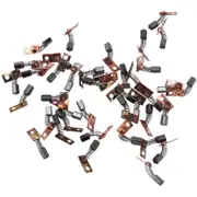 40Pcs Electric Motor Carbon Brushes Replace For/Saeyang Series Dental Grinding Machine Micromotor Handpiece 3X3X4.5mm Black