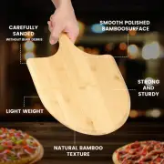 Pizza Peel with Long Handle Bamboo Pizza Spatula Bevelled Pizza Peel xierb