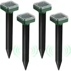 Solar Powered Snake Repeller Ultrasonic Mole Mice Pest Rodent Rat Repellent