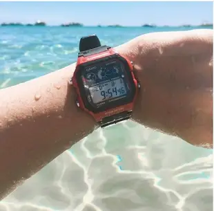 南◇現 CASIO 手錶 軍用錶 AE-1300 10年電力 黑桃紅黃藍銀色 世界時間 電子錶 卡西歐 防水