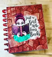 Just a Girl who Loves Books Cover Set for use with Classic Happy Planner-