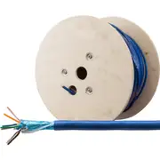DOSS FTPC6ABL-305M F/Utp Cat6a Solid Blue Cable -Per 305M Reel Roll F/UTP CAT6A SOLID BLUE CABLE