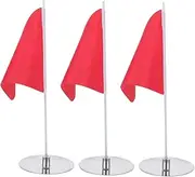 Generic 3Sets Portable Golf Putting Cup and Flag for Practice Quick Assembly Golf Accessories for Enhanced Accuracy and Stability