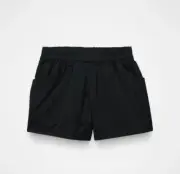 PrAna Crossback Short Lightweight Running Size Medium NEW Black Ripstop