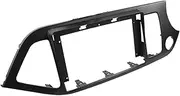 Rynplex 9 INCH Right Hand Drive Dash Installation Trim Kit Frame Double 2 Din Dash Kit Bezel Radio Fascia 2011-2017, for Kia, Morning Auto Radio Mounting Frame