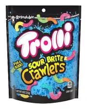 Trolli Sour Brite Crawlers, Gummy Candy, 9 oz (Pack of 6)