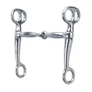 25-2110 Weaver Leather Tom Thumb Nickel Plated Snaffle Bit NEW