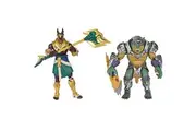 League of Legends, 2-Pack, Official Nasus and Renekton Collectible Figures, Over 7-Inches with 2 Accessories, The Champion Collection, Collector Grade, Ages 14 and Up
