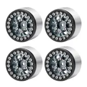 1.0" CNC Aluminum Beadlock Wheel Rims for 1:24 Axial SCX24 90081/01/02/04 RC Car