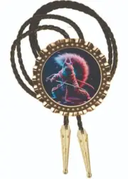 Ninja Warrior Chipmunk Bolo Tie Men's Accessory Neckties Men Wear Gift for Dad