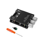 ZK-502MT Bluetooth 5.0 AUX Subwoofer Stereo Amplifier Board Module With Adapter