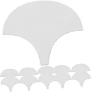 jojofuny 200pcs Durable Shell Shaped Quilting Templates DIY Sewing Craft Paper for Patchwork Embroidery Projects Sturdy Reusable Sewing Patterns for All Skill Levels