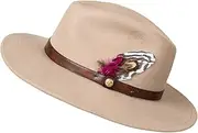 [Joe Browns] Women's Fashion Premium Wool Fedora