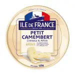 【ILE DE FRANCE 法蘭希】法國 卡門貝爾乾酪125G(CAMEMBERT 白黴起司 乳酪)