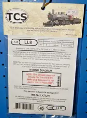 TCS #1343 LL8 Decoder for Proto-2000 locomotives NEW