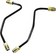 Front Brake Caliper Line Fit for Toyota Tundra 2007 2008 2009 2010 2011 2012 2013 2014 4WD, Automotive Replacement Parts Front Brake Caliper Line Pipe Tube Flex Hose Set(2pick)