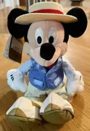 NWT Walt Disney Charleston Mickey Mouse 8” Mini Beanbag Plush Y4