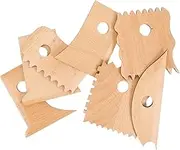 COHEALI 7pc Wood Carving Tool Set for Clay Sculpting Pottery Tools DIY Craft Kit