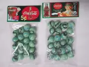 2 Bags Of Coca Cola "Have A Coke 5 Cent Bottle" Promo Marbles