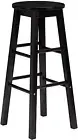 Classic round Seat 24 Inch Tall Kitchen Counter Stools for Homes, Dining Spaces,
