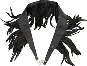 Cosplay Shawl Artificial Feather Shrug Cape for Photo Props Stage Performance