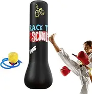 Stand Kids Punching Bag Toy - Stable Kickboxing Toy Boxing Toy - Freestanding Boxing Bag, Inflatable Boxing Bag for Kids Children Aged 7-14 Years Ols